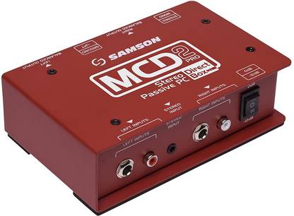 SAMSON MCD2 Pro - Stereo Passive PC Direct Box Guitar Processor