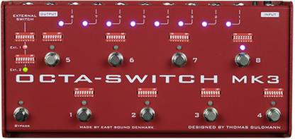 carl martin Octa-Switch MK3 Switcher Multi-Effects Looper Guitar Processor