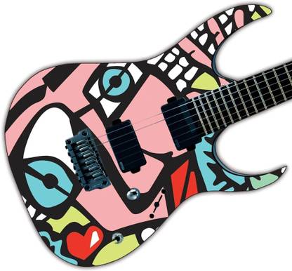 stylishdecor s_guitar1decal Guitar Sticker