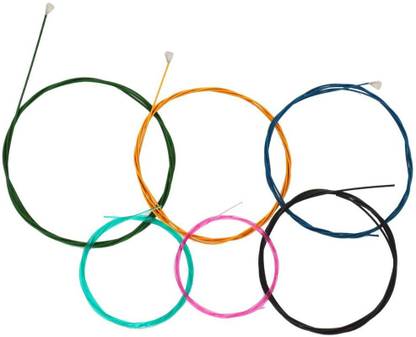 Calandis Classic Rainbow Colorful Guitar Strings Set for 6 Strings Classic Classical Guitar Parts Guitar String