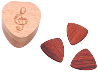Lyla Classic Guitar Pick Plectrum Wooden Box Musical Parts for Guitar Lover Spider Guitar String