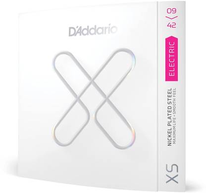 D'ADDARIO Electric XS Coated Electric Guitar Strings - Extended Lifespan for 6 String Guitar String