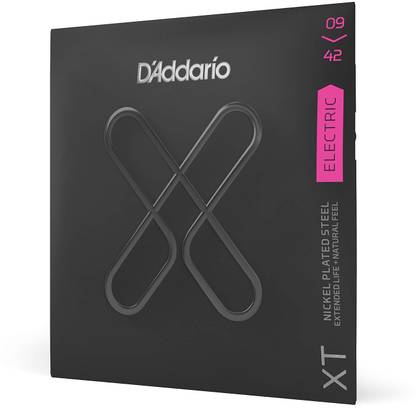 D'ADDARIO Electric XTE0942 XT Nickel Plated Steel Electric Guitar Strings, Super Light, 09-42 Guitar String
