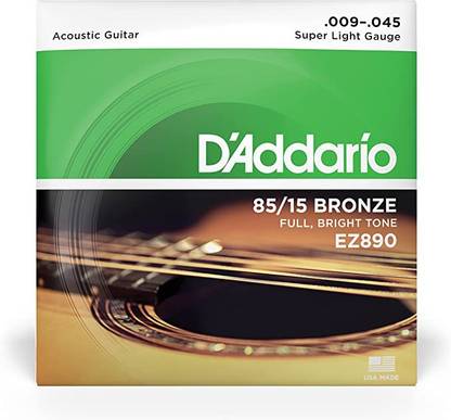 YEEN Acoustic EZ890 Bronze (.009-045) Super Light Gauge acoustic Guitar String