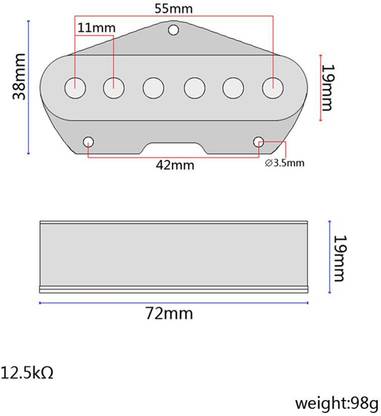 Calandis 2 Way Pickup Selector Slider