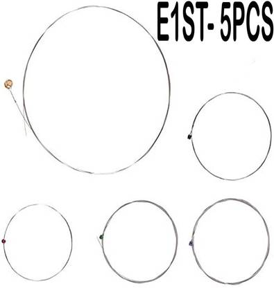 music galaxy Acoustic E1ST STRINS 5PC Guitar String