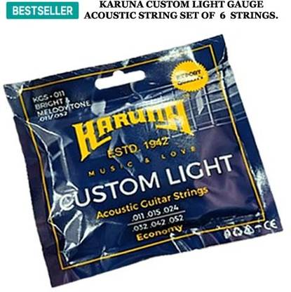 KARUNA Acoustic CUSTOM LIGHT GAUGE MG 21 Guitar String