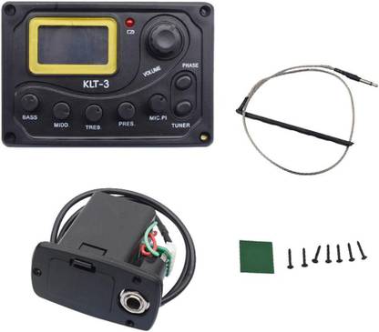 Calandis Classic Acoustic Guitar Preamp Piezo Pickup EQ Equalizer Amplifier KLT-3 Guitar String