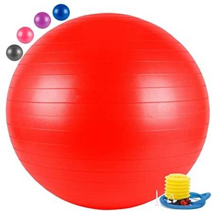 HOMFRO Rubber Anti-Burst Gym Ball, Round Shape, 65 cm Gym Ball