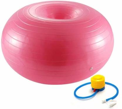 PSR ENTERPRISES Fitness Exercise 50 CM Donut Yoga Gym Ball Extra Donut Swiss Ball Workout Core Gym Ball
