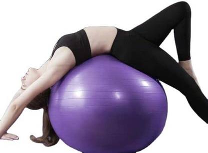 FILIXTRUE Gym Ball Durable Balance Ball Ideal for Aerobic Exercise Men and Women (65 CM) Gym Ball