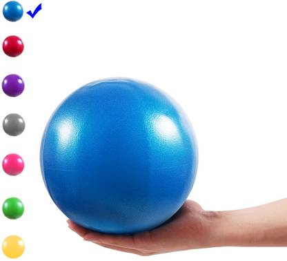 Dhvyant Mart Small Exercise Ball & Inflatable Straw For Yoga-Pilates-Barre-Physical Therapy Gym Ball