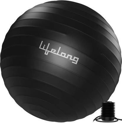 Lifelong Gym & Swiss Ball For Exercise ,Yoga , Training (With Pump) Gym Ball