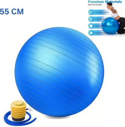 GJSHOP Exercise Ball 55cm with Foot Pump for Workout Yoga Workout Gym Ball