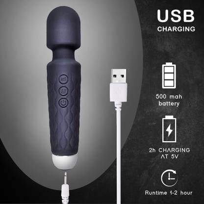 ZEDEX FIRE Electric Handheld Full Body Massager Personal Wand Massager for Man/Woman