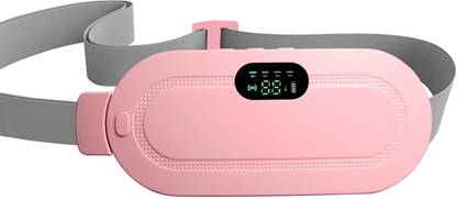 Zovilstore Portable Cordless Heating Pad for Menstrual Cramps Relief, Heating Pad for Women 3-Speed Temperature Adjustment and 4-Speed Massage Modes Massager
