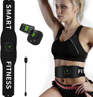 ShoppoWorld EMS Abdominal Toning Belt ABS Abdomen Vibration Body Slimming Belt