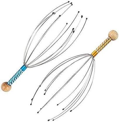 DeoDap Head Massager Hand Held Scalp Head Massager Stress Relief Massager