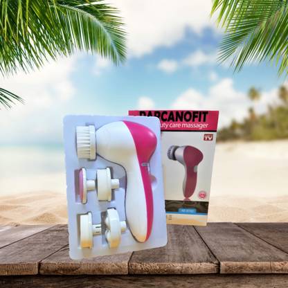 PARCANOFIT 5 in 1 Face Facial Massage Machine Care & Cleansing Cleanser, facial massager