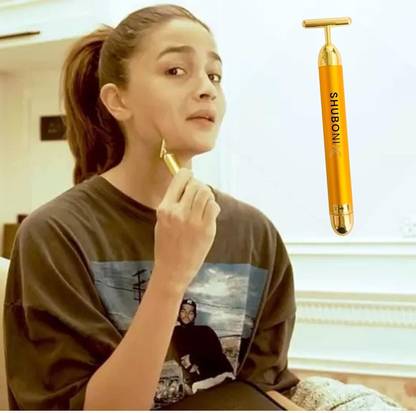 PGK TRADERS Alia Bhatt face roller face massager for anti-aging fine lines