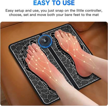 DHANVI ENTERPRISE EMS foot massager Relaxation Rigidity Muscles, 8 Modes, 19 Levels of Intensity