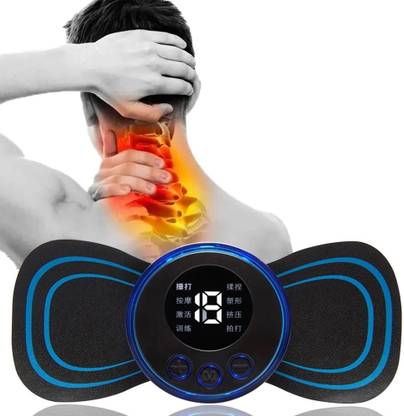 Any Time Fit Neck & Full body Cervical Electric Massager, Reusable EMS Technology