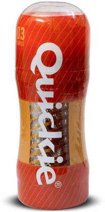 Quickie Cup Massager (Orange) | Non-Electric Massager | Waterproof |