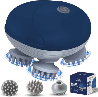 NUVIO Compact Electric Head Massager | Rechargeable Scalp Massager with 3 Modes