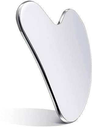 Livronic Stainless Steel Facial Gua Sha Massager (IASTM Tool) For Face Skin, Neck, Jaw,