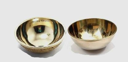 TODAY HEALTH Ayurvedic Kansa Vatki Foot Massage both side finishing (SET of 1)