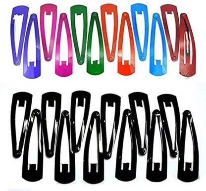 ARSDEWY Tik Tac Clip Tic Tok Metal Hair Styling Pins Combo Pack for Women/ Girls - Random Assorterd Multicolour Tic Tac Clip