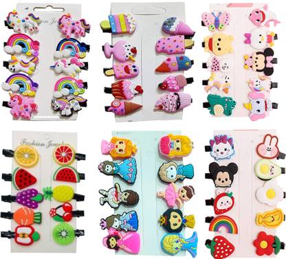 MANODHRUVA 20 pcs Mix Designs Girlish Hair Clips Set Baby Hairpin for Kids Girls Toddler Barrettes Hair Accessories Hair Clip
