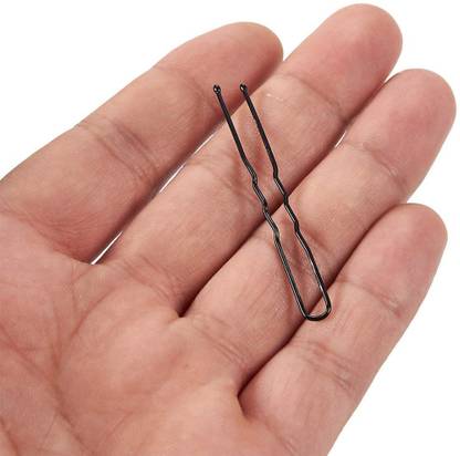 zubsha U-Shaped Hair Bun Bobby Pin Clips Hair Styling Accessories( PACK OF 100) Back Pin