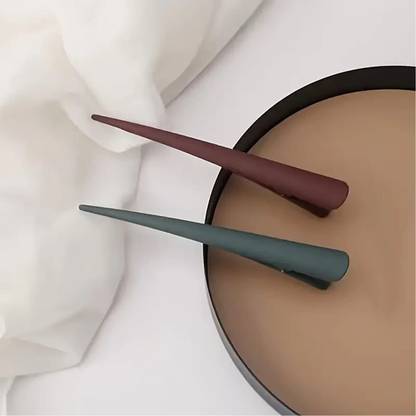 Yeahmom Duck Bill Hair Claws NonSlip Crow Clip Big Matte Hair Clip For Styling-2 Pcs Hair Clip