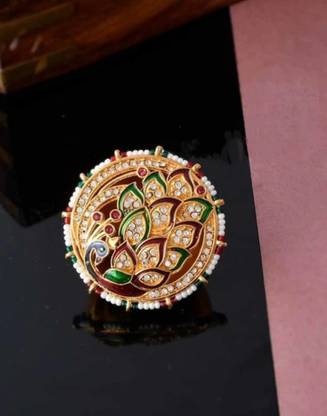 NIKYANKA rajputi jewellery golden multi borla rakhdi Hair Chain