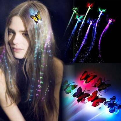 MAKO lashing Butterfly Hair Braids | LED Colorful Butterfly Braid Extension