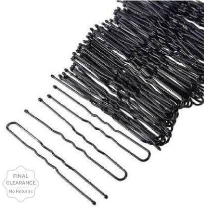 Rubela 40 pcs Curved U Shape For Bun juda Styling Tools Accessories for Girls & Women Hair Pin