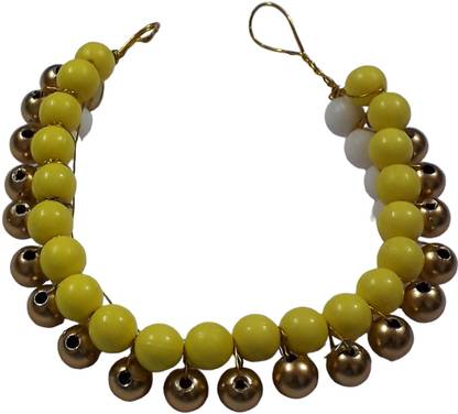Productmine Artificial Beaded Veni Gajra for Wedding Bun Pin for Women and Girls- 1 PC Bun Clip