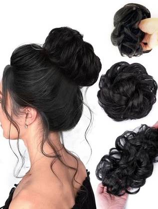 Gleba Funky messy bun for instant hair style braid Large juda , pack of 1 Bun