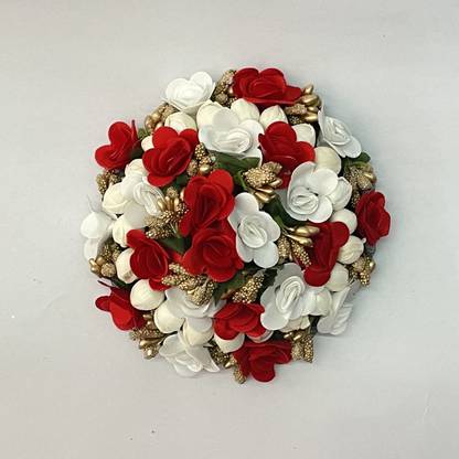 GuruEmbellish Bun Juda Maker Flower Gajra Bridal Hair Accessories For Women and Girls Multi Bun