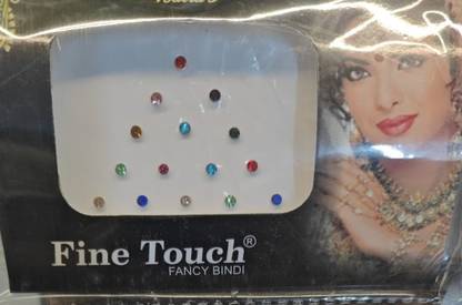shivay Mini Stone Bindi Multicolour Bun Stick