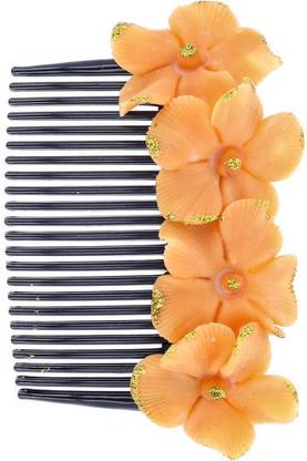 YOU & YOURS HAIR COMB PIN – HANDMADE FLOWER ACCESSORY Back Pin