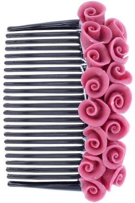 YOU & YOURS HAIR COMB PIN – HANDMADE FLOWER ACCESSORY Back Pin