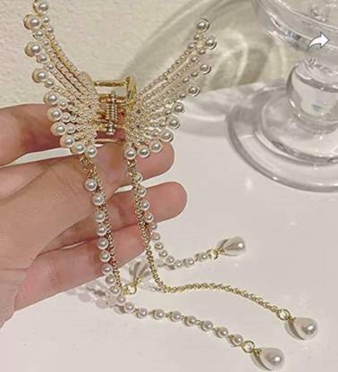 sparkal Butterfly Metal Clutcher Clips for Women Pack of 1 Hair Claw