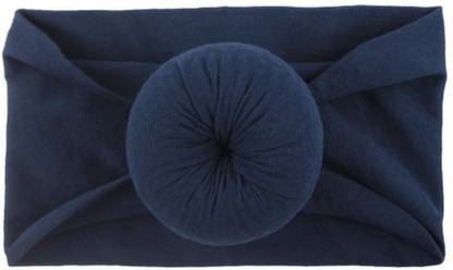 SYGA Baby Girls Cotton Turban Wrap Headbands (Tibetan Blue) Head Band