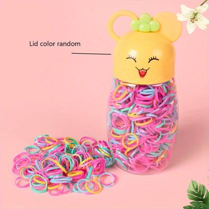 Orama Tiny Rubber Bands, Multi Color Mini Hair Ties, with Any Design Boxes, AN272 Rubber Band