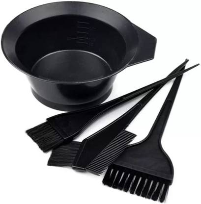 Glosync 4pc of Salon Hair Coloring Dyeing Kit Color Dye Brush Comb Mixing Bowl Tint Tool hair combo