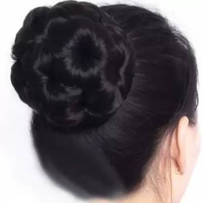 Lakshmi A Black instant juda Artificial Juda Accessories For Women and Girls Juda Bun Clip