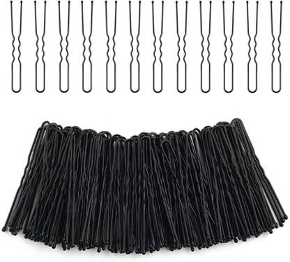 Clezaro (Pack of 120) Curved U Shape Juda Pin for Women & Girl | U-Shaped Hairpins (H73) Hair Pin