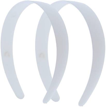 ASG 1 Inch Plastic Hard Headband with Teeth Head band Women Girls - 2 Pcs Hair Band